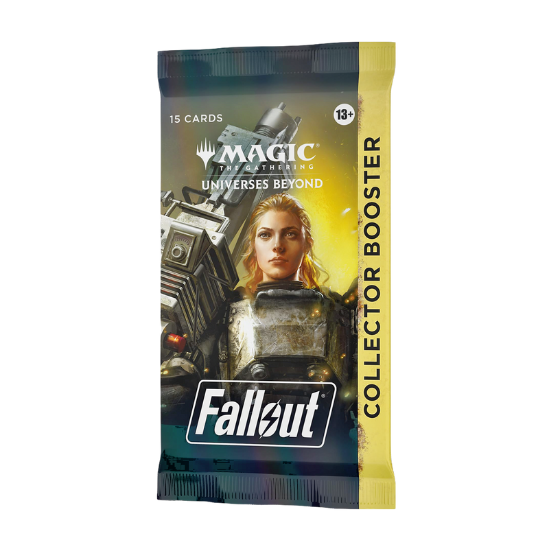 New Magic Fallout Collector Booster MTG pack, sealed, rare cards included, for collectors and gamers