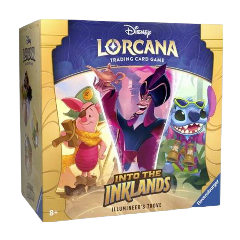New Lorcana Into the Inklands Illumineer’s Trove collector's set, exclusive fantasy artwork edition