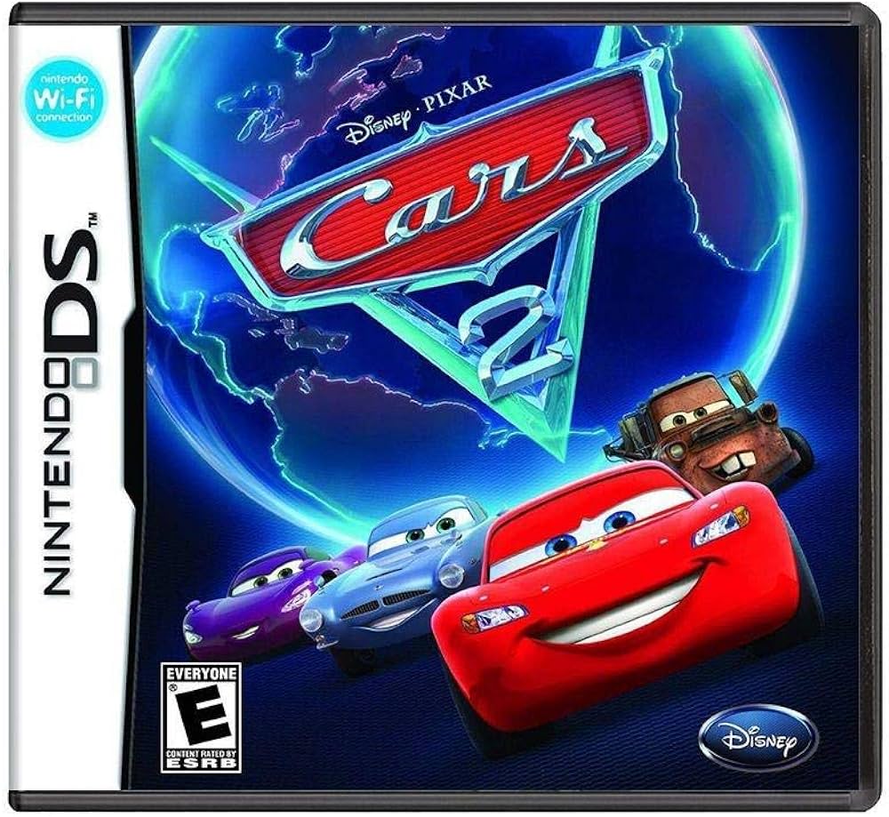 Cars 2 | DS racing game cartridge featuring Lightning McQueen, family-friendly, for Nintendo DS