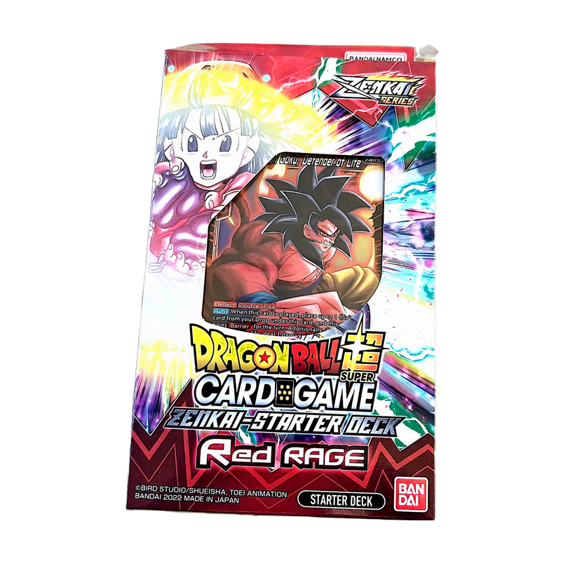 Dragonball Z Card Game Starter Deck, new and sealed, featuring exclusive character cards for collectors