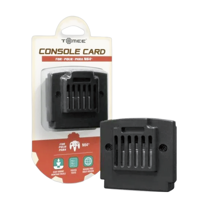 New Replacement N64 Jumper Pak, essential for console startup, OEM quality, plug-and-play design