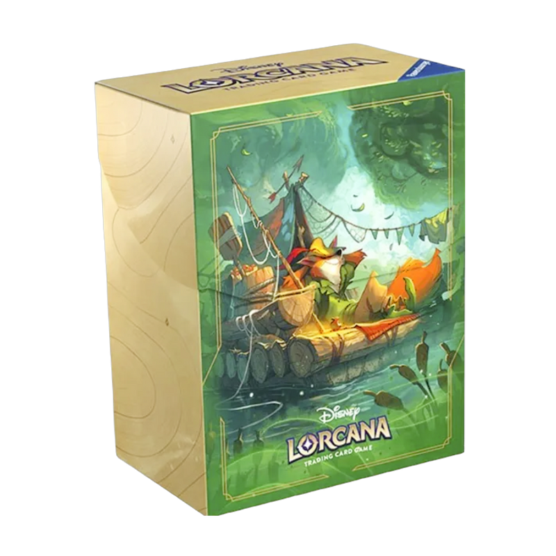 Buy Lorcana Official Deck Box, new durable black leather card holder for gamers