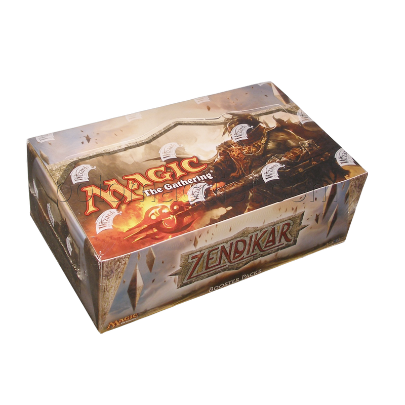 Buy new Zendikar Booster Box for Magic the Gathering, sealed collectible card game pack, latest edition