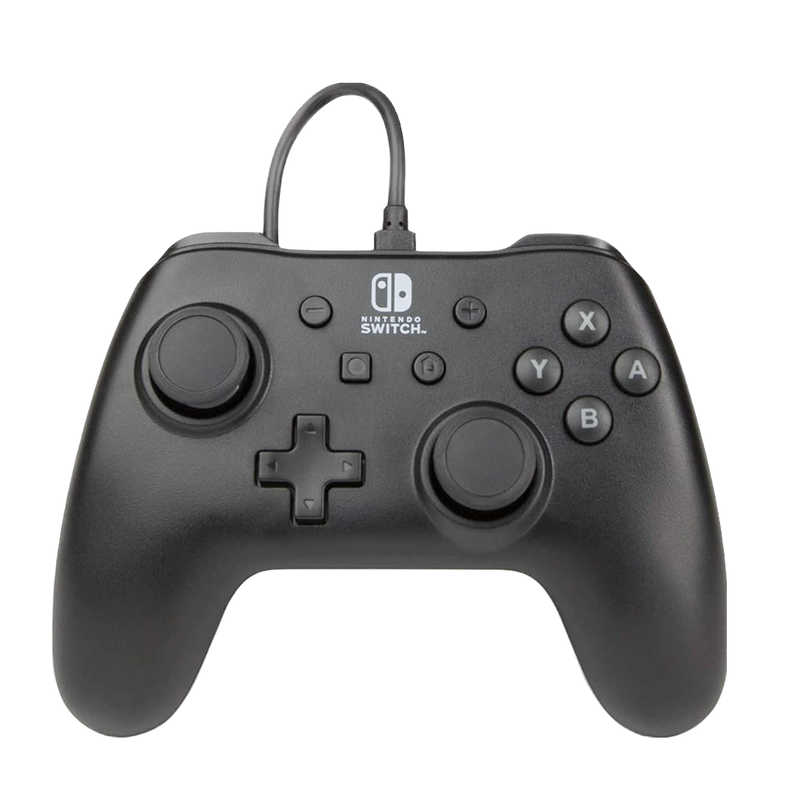 Buy new PowerA Nintendo Switch Controller, wired design, ergonomic grip, in sleek black, perfect for gamers