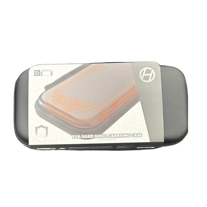 Buy now: Hyperkin Eva Hard Shell Carrying Case for Switch 2, new durable protection in black, perfect for gamers