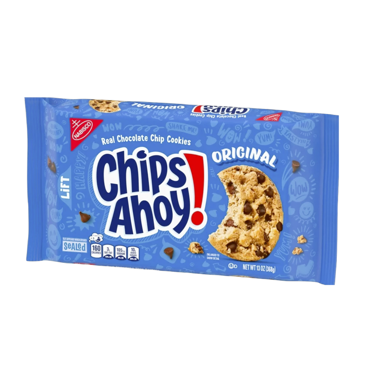Chips Ahoy big pack chocolate chip cookies - classic family-size snack, crunchy cookies for sharing