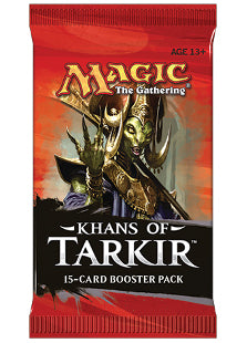 Khans of Tarkir Draft Booster Pack, new sealed Magic the Gathering card pack for collectors and gamers