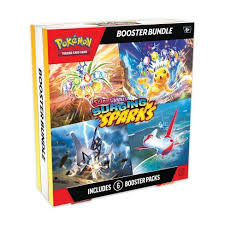New Surging Sparks Booster Bundle Pokemon, exclusive collectible cards pack, vibrant artwork, unopened