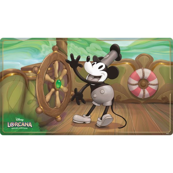 Buy now Official Lorcana PlayMat, new durable rubber gaming mat in vibrant colors, perfect for card games enthusiasts