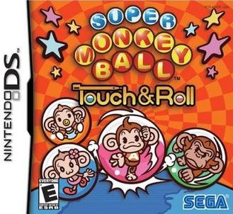Super Monkey Ball Touch & Roll DS game, vibrant action-packed adventure for Nintendo DS enthusiasts