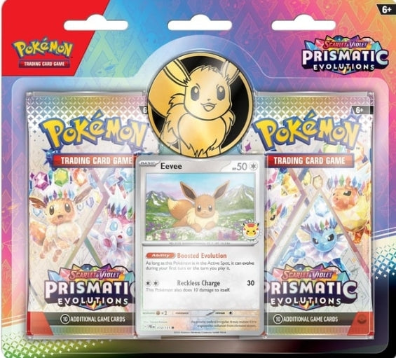 Buy now Pokemon Prismatic Evolution 2-Booster Pack | New, featuring rare holographic cards, perfect for collectors and gam...