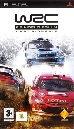 WRC Fia World Rally Championship PSP game, high-speed racing action for PlayStation Portable enthusiasts