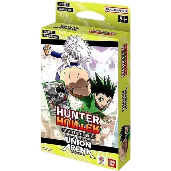 New Hunter X Hunter Starter Deck Union Arena, exclusive anime-themed card game, collectible set