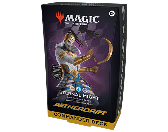 New Aetherdrift Single Commander Deck MTG, sealed collectible card game, strategy play