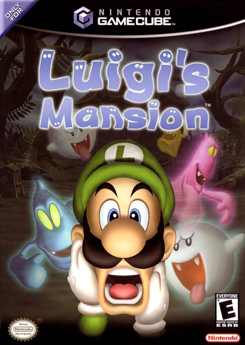 Luigi's Mansion Gamecube, classic horror adventure game with vibrant graphics and engaging gameplay for Nintendo fans