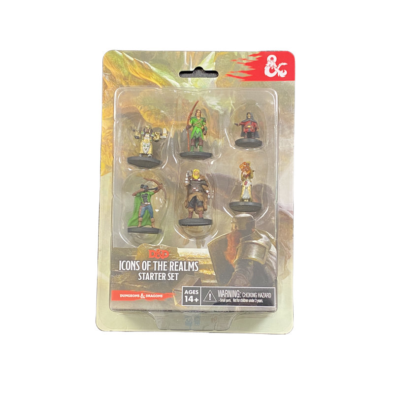 D&D Icons of the Realms Miniatures set, hand-painted fantasy figures, collectible RPG game pieces