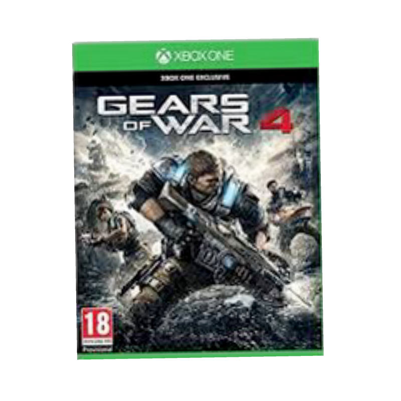 Gears of War 4 XBOX One game, action-packed shooter, HD graphics, for hardcore gamers