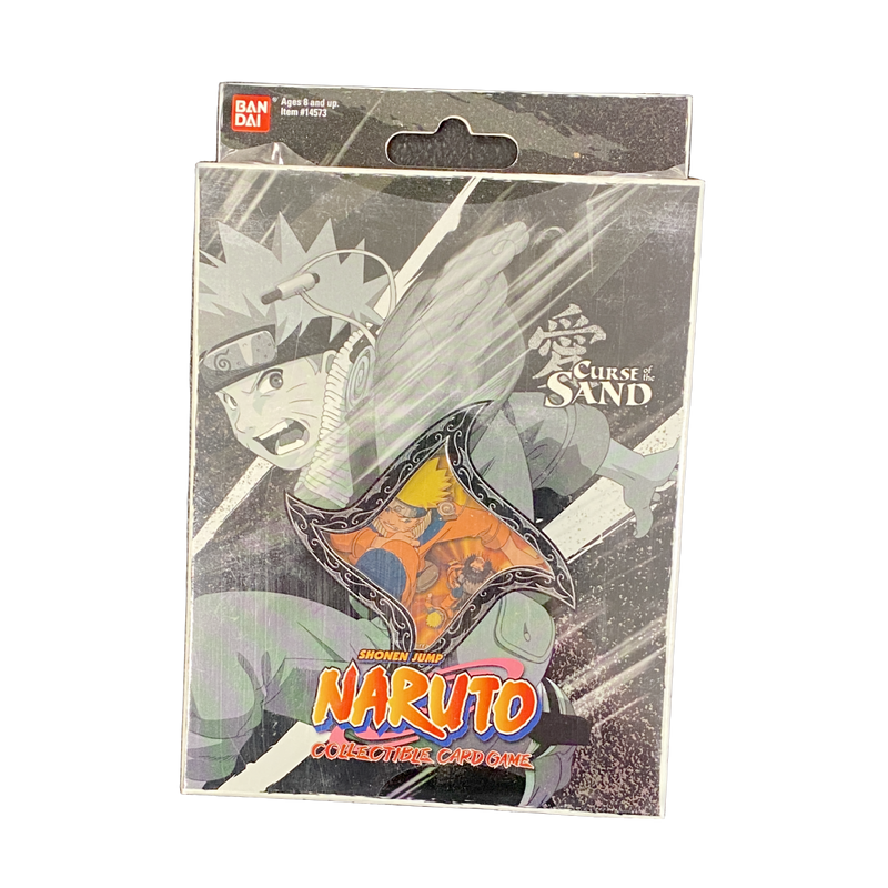 New Naruto Starter Set Curse of the Sand, collectible card game pack, vibrant artwork, sealed box