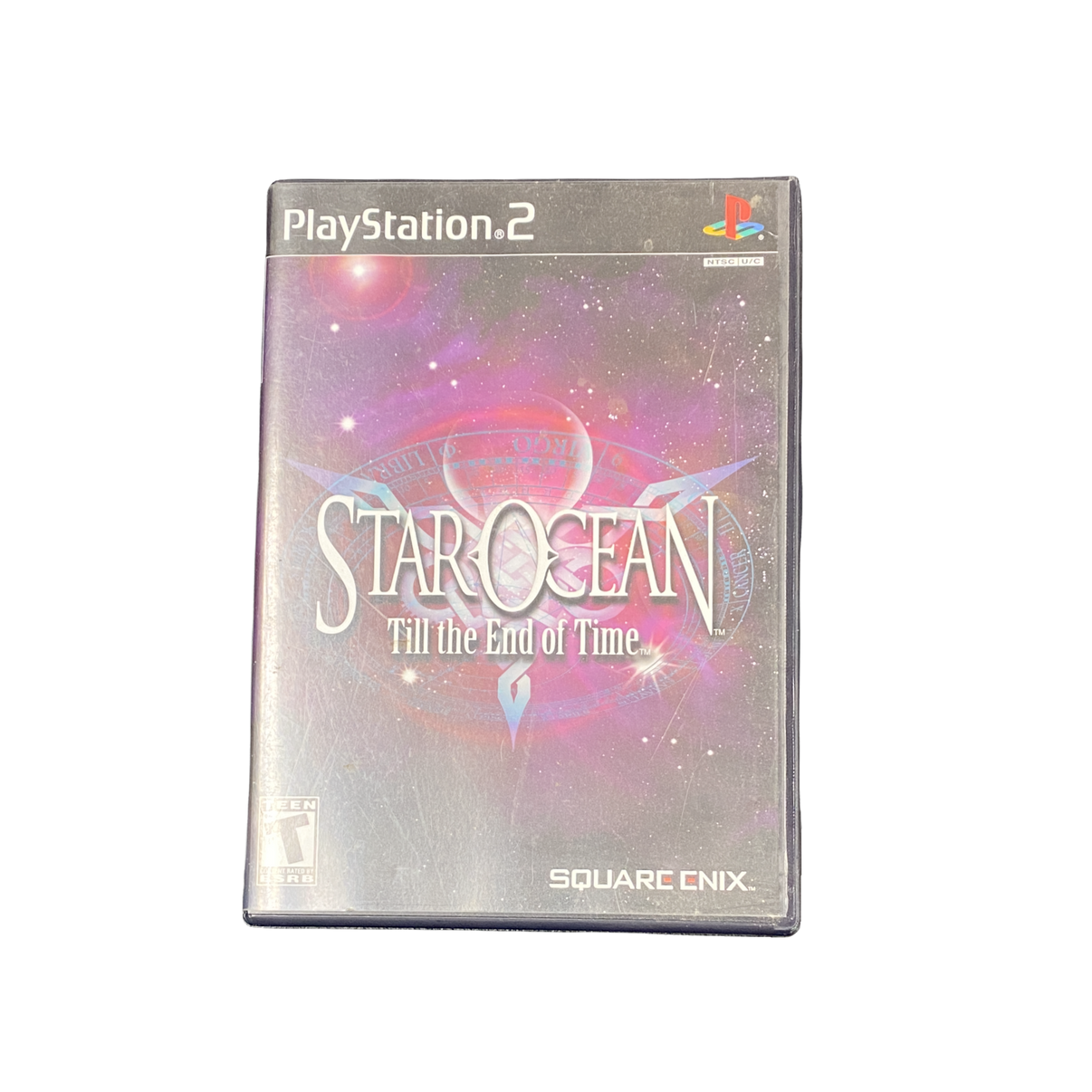 Star Ocean: Till the End of Time PS2 game, classic RPG, blue cover art, rated G for all audiences