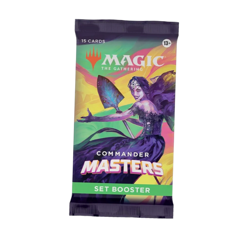 Buy new Commander Masters Booster Pack set for Magic the Gathering, featuring rare cards & exclusive artwork