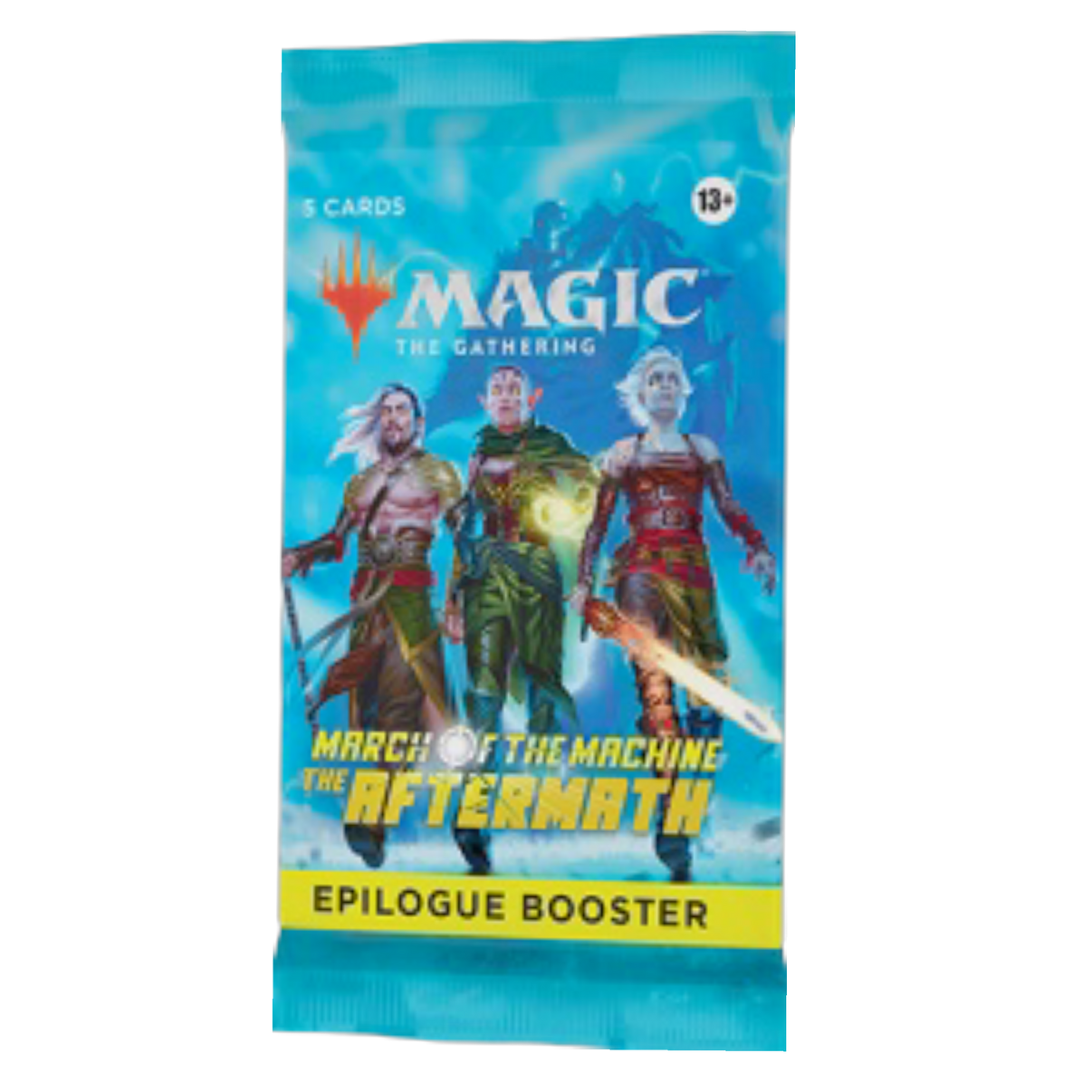 MTG March of the Machine Aftermath Epilogue Booster Pack, new and sealed, collectible card game expansion pack