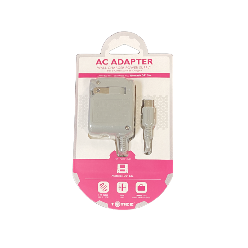 Black DS Lite Charge Cable, 6ft USB Charging Cord for Nintendo DS Lite, Durable and Flexible