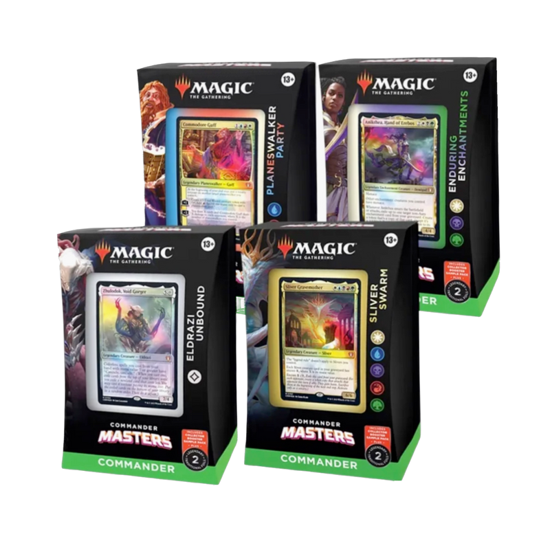 Buy new Single Commander Masters Precon Deck for Magic enthusiasts, featuring exclusive cards and unique artwork