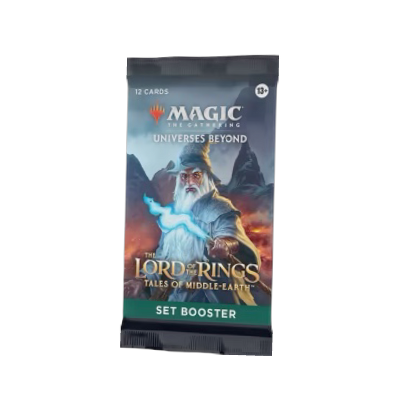 New Magic Lord of the Rings Booster Pack set, collectible card game, fantasy-themed, sealed package