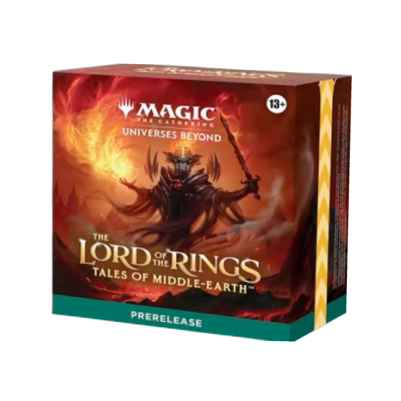 Buy the new Magic Lord of the Rings Prerelease Pack, exclusive collector's edition, fantasy-themed card game set.
