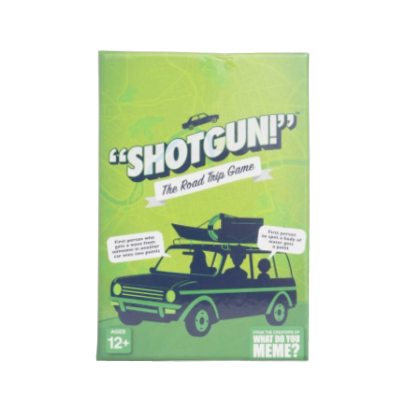 Buy new Shotgun: the Road Trip Game, family-friendly card game for travel entertainment, colorful design