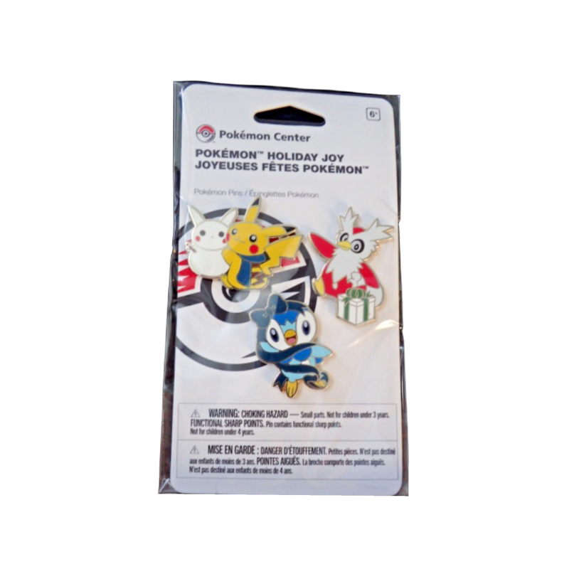 Buy limited edition Pokemon Pins: Holiday Joy | New, featuring Pikachu in festive attire, enamel, perfect gift for collect...