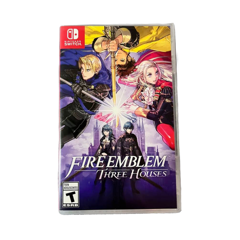 Fire Emblem Three Houses Switch game, strategy RPG for Nintendo, vibrant graphics & immersive storyline
