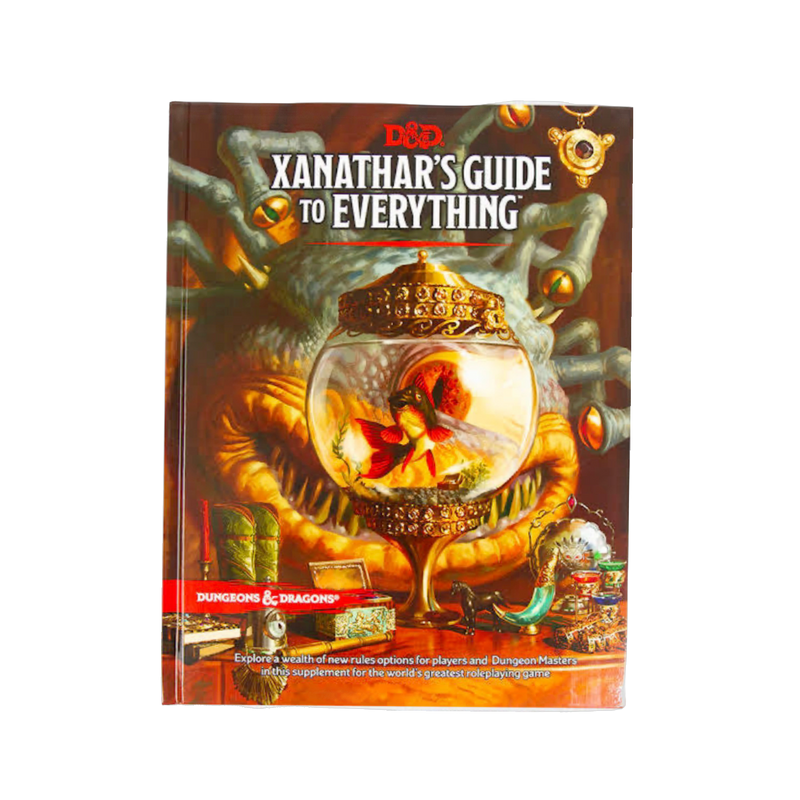 Buy D&D Xanthar’s Guide to Everything 5th Edition, essential RPG handbook for players and DMs, colorful hardcover
