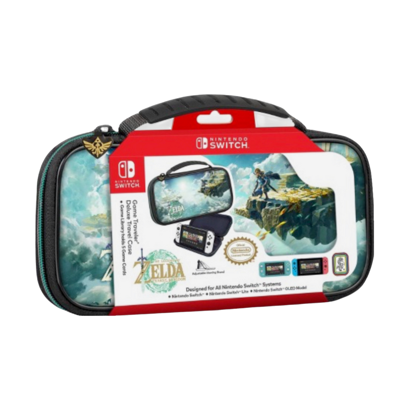 Buy durable Switch Zipper Travel Case | New in black, hard shell, waterproof, for gamers on the go