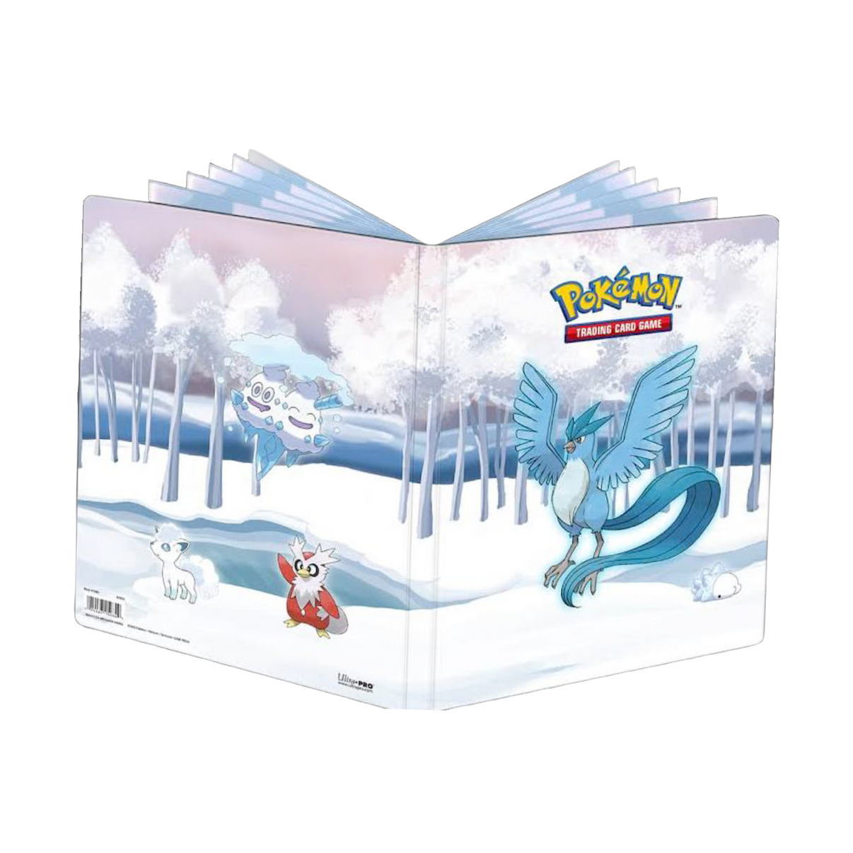 Black Ultra-Pro UP Pro Binder for card collectors, durable leatherette material, 9-pocket pages