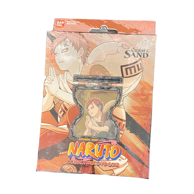 New Naruto Starter Set Curse of the Sand, collectible card game pack, anime-themed, sealed box