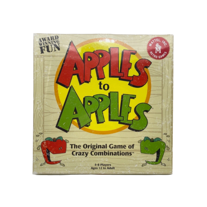 Buy now Apples to Apples Board Game | New, family-friendly party game for all ages, colorful box design