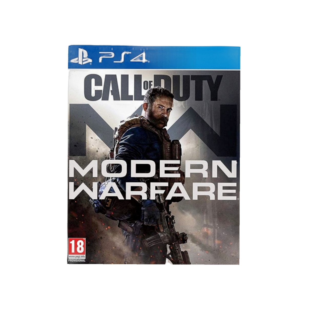 Call of Duty Modern Warfare PS4 game, latest action-packed shooter, high-resolution graphics, multiplayer option