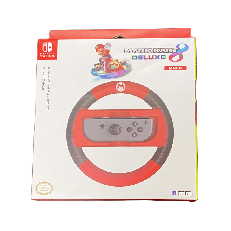 Buy now Mario Kart 8 Switch Wheel Controller Attachment | New, ergonomic design for enhanced racing experience, black
