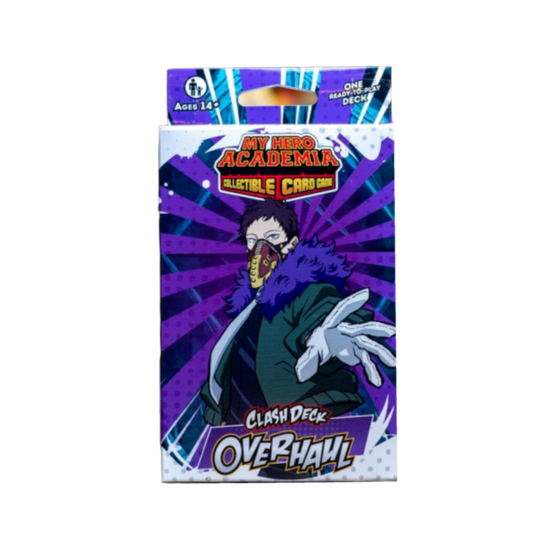Buy new My Hero Academia Clash Deck Overhaul CCG Starter Deck, featuring exclusive anime artwork, for collectors and gamers.