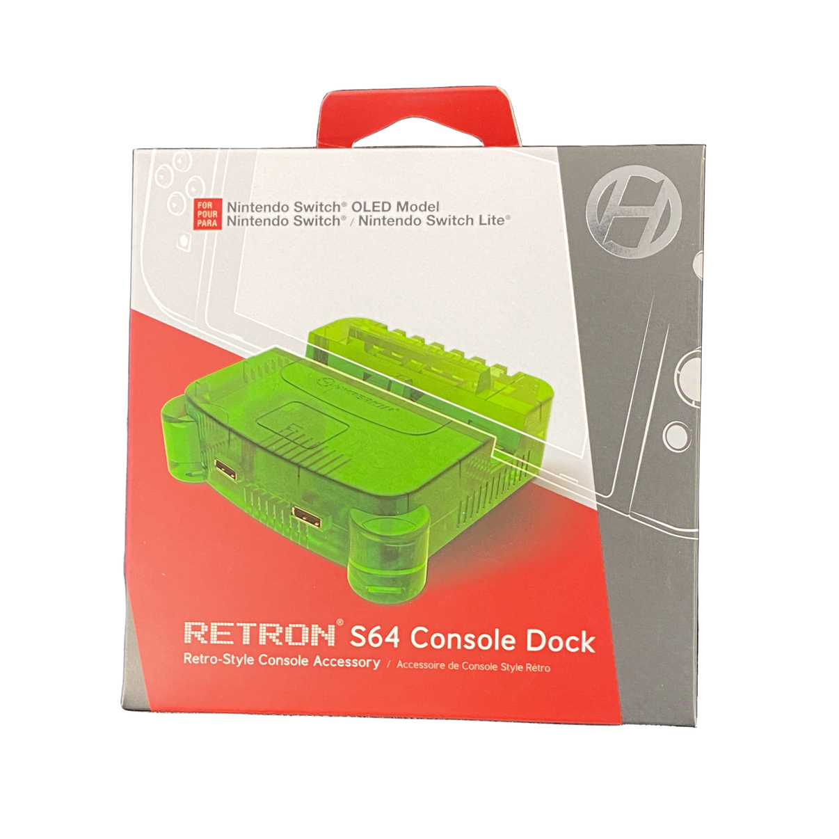 Buy Retron S64 Nintendo Switch Dock | New, compact, portable design in sleek black, perfect for gaming on-the-go