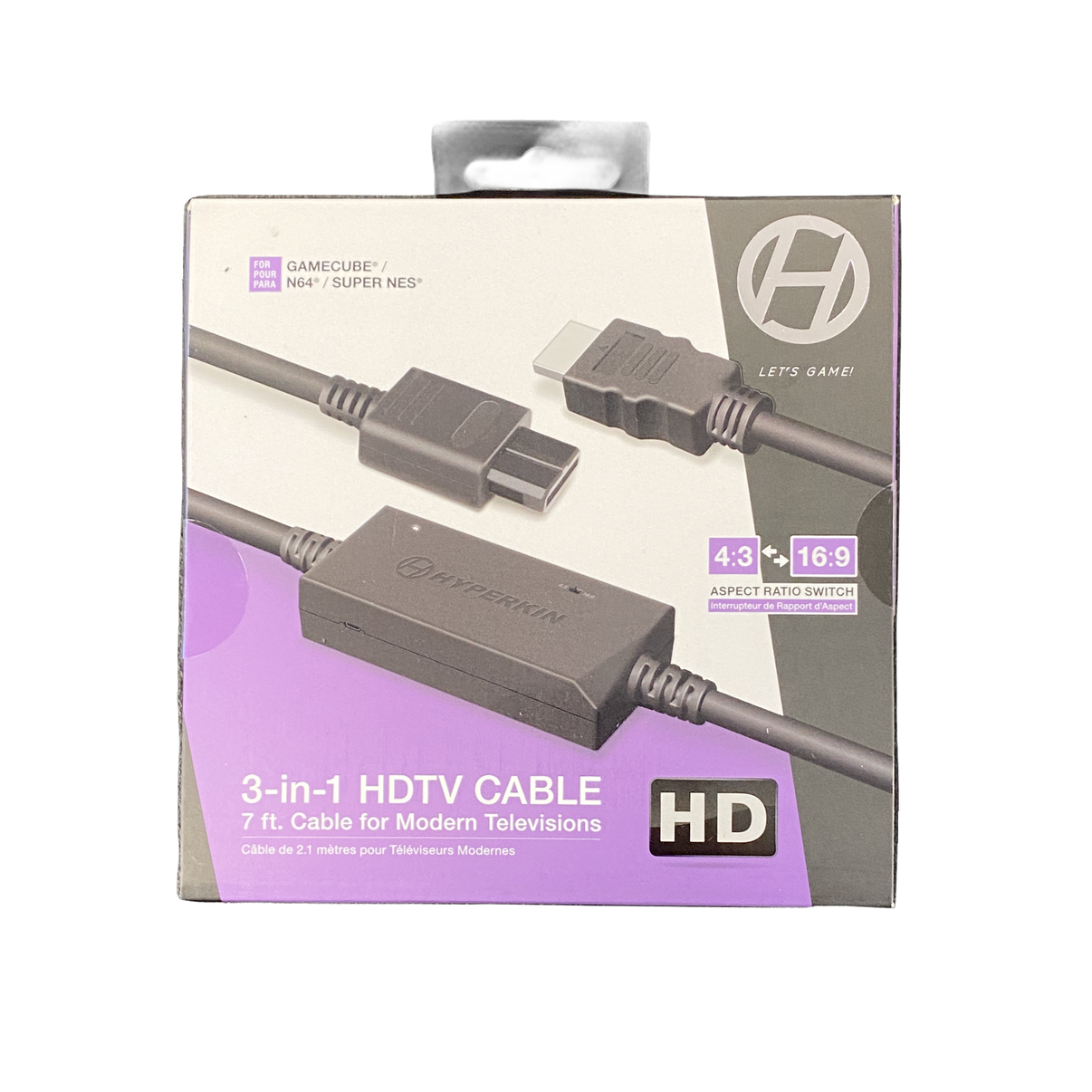 Buy now HDMI Adapter Cable for SNES/N64/Gamecube, new, high-quality, plug-and-play, black, enhances gaming experience