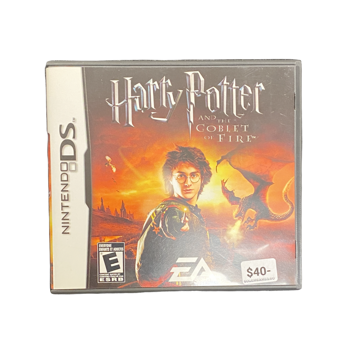 Harry Potter and the Goblet of Fire DS game, action-packed adventure, family-friendly, for Nintendo DS