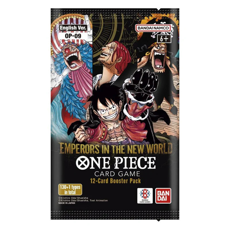 Buy One Piece Emperors In The New World Booster Pack | New, featuring rare collectible cards, vibrant artwork, for fans an...