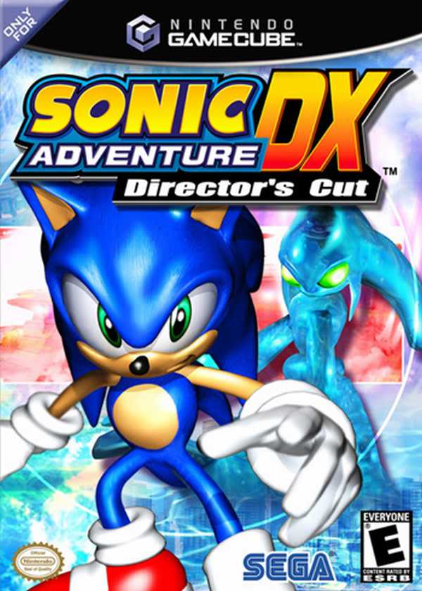 Sonic Adventure DX Director's Cut Gamecube, classic 3D platformer game with vibrant graphics for Nintendo fans