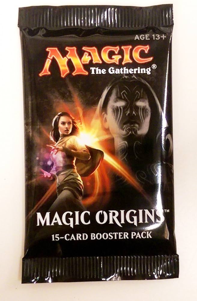 Magic Origins Booster Pack Draft Magic, collectible card game pack, fantasy-themed, for deck building enthusiasts
