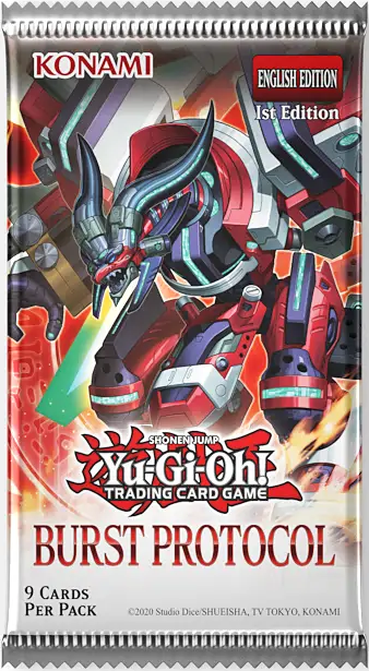 Burst Protocol Booster Pack Yugioh New - official booster with new cards and rare foils for competitive play