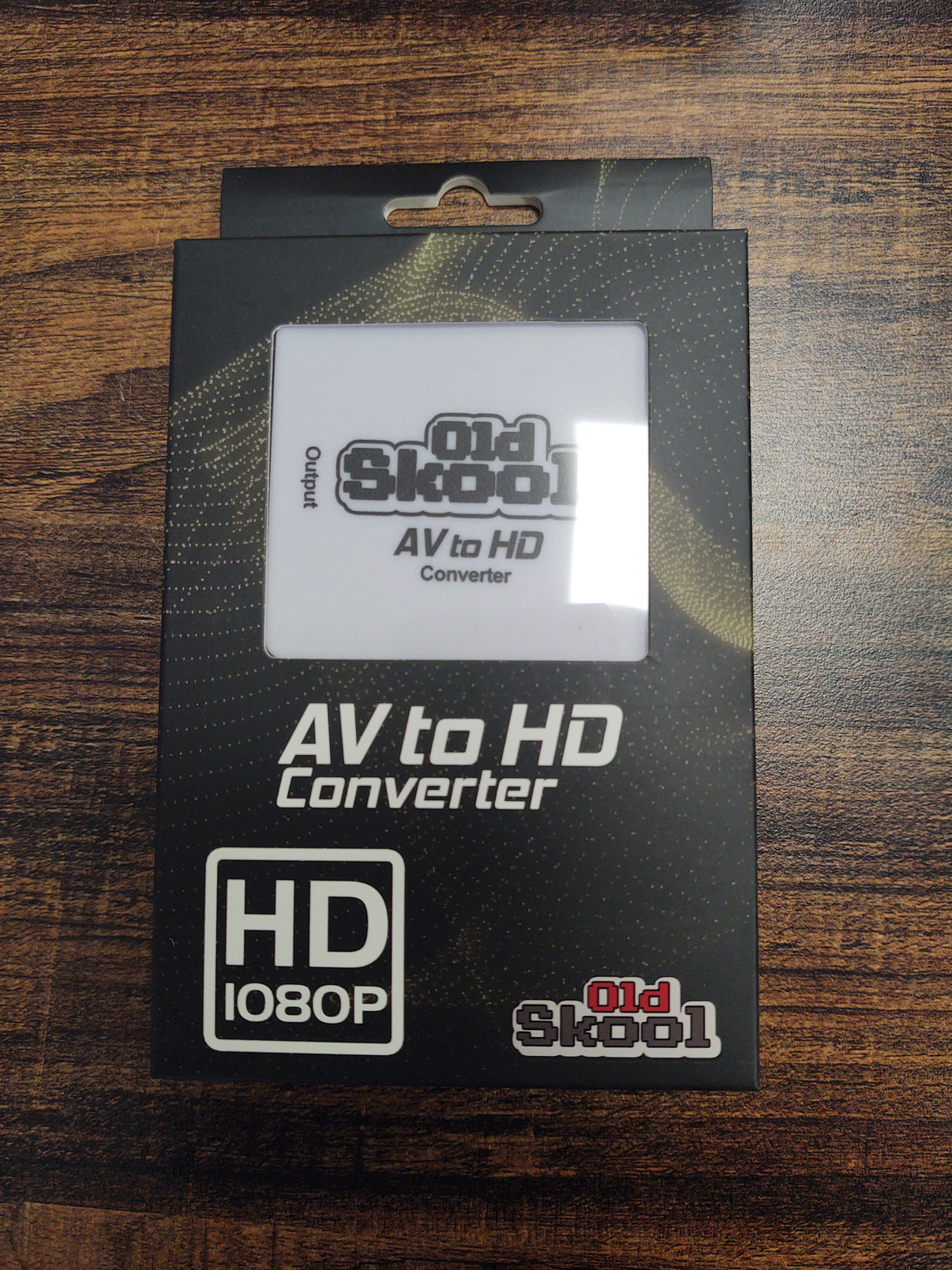 OldSkool AV to HD Converter: upscales RCA/composite/S-Video to HDMI for crisp 1080p video.