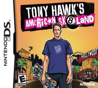 Tony Hawk's American Sk8land DS game, action-packed skateboarding adventure for Nintendo DS
