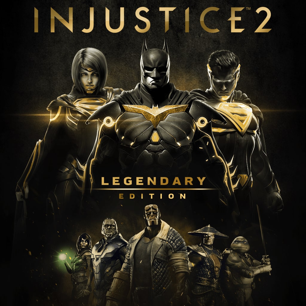 Injustice 2 Legendary Edition - PS4, DC Comics fighting game with all DLC characters and expansions.